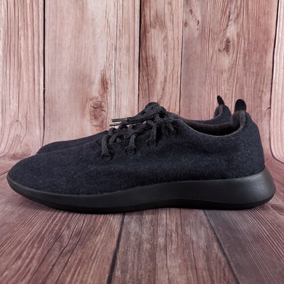 Allbirds WR Wool Runners Mens Size 13 Black Gray Athletic Running Sneakers - Picture 2 of 13